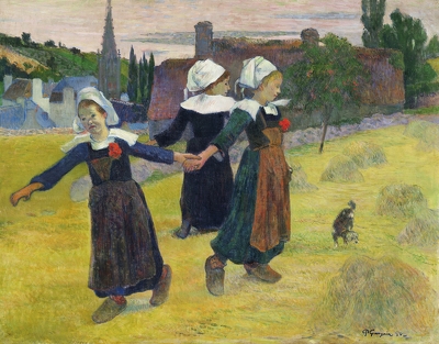 Breton Girls Dancing, Pont-Aven (1888) 
