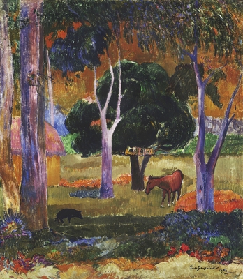 Landscape with a Pig and a Horse (1903) 