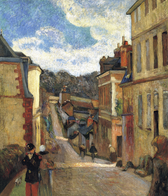 Rue Jouvenet in Rouen (1884)