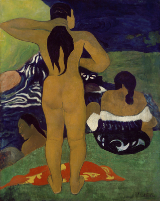 Tahitian Women Bathing (1892) 