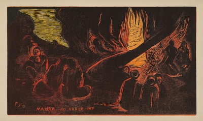 The Devil Speaks (Mahna no varua ino), from the Noa Noa Suite (1894) 